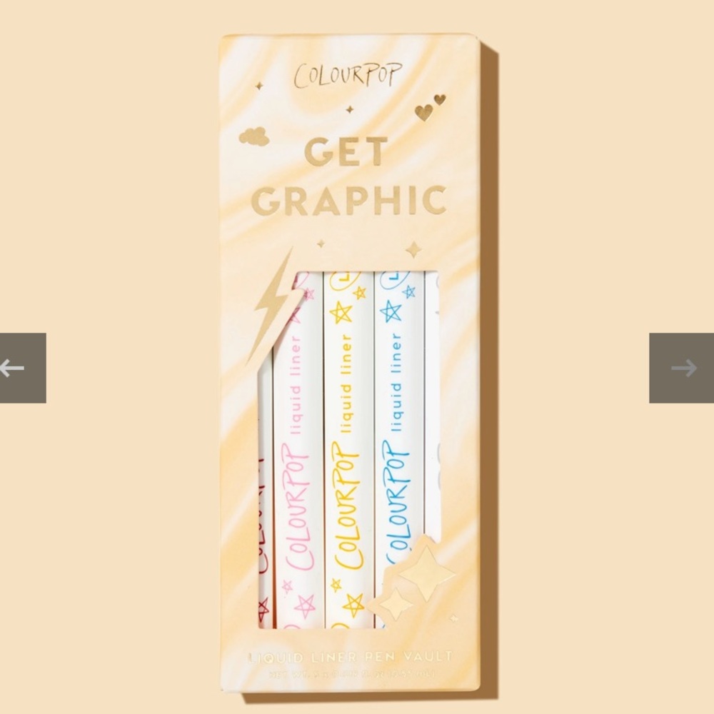 Colourpop Get Graphic Liquid Liner 3 of 5 Set - Picture 2 of 4
